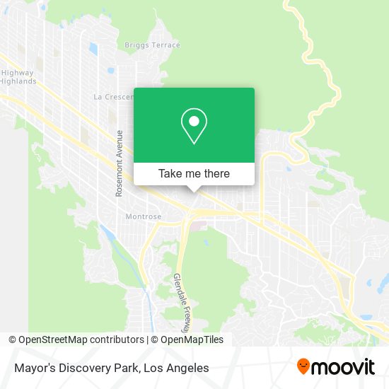 Mayor's Discovery Park map