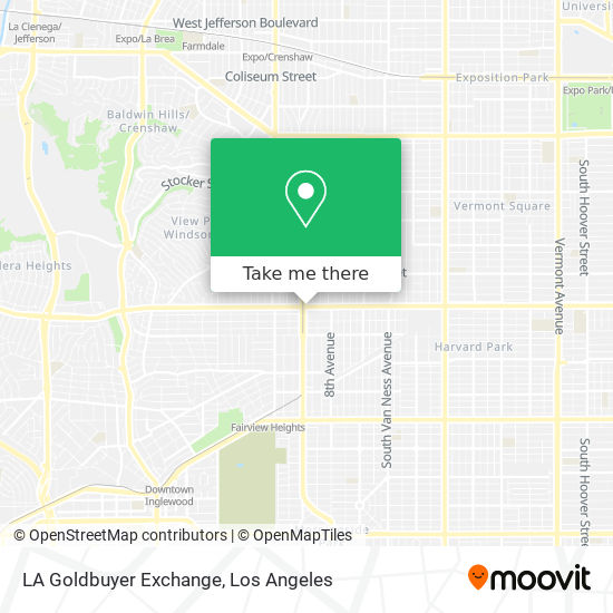 Mapa de LA Goldbuyer Exchange