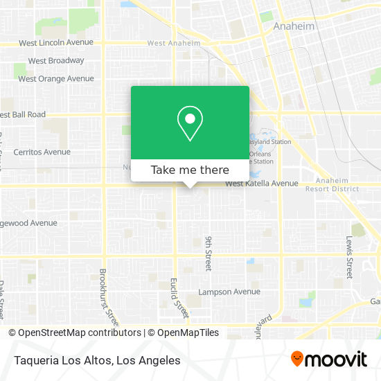 Taqueria Los Altos map