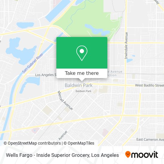 Mapa de Wells Fargo - Inside Superior Grocery