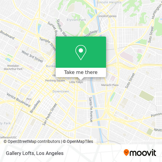 Mapa de Gallery Lofts