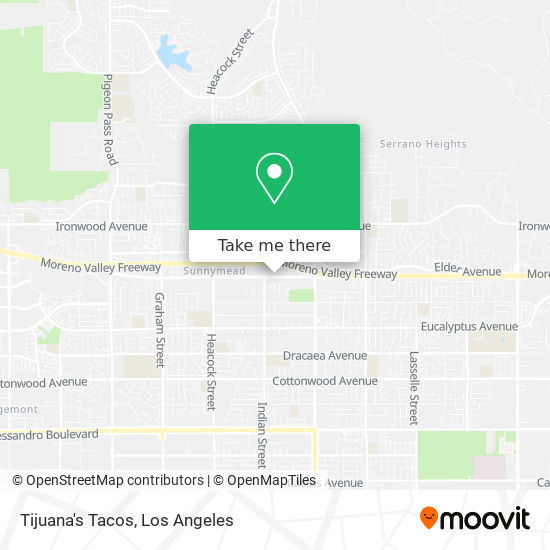 Mapa de Tijuana's Tacos
