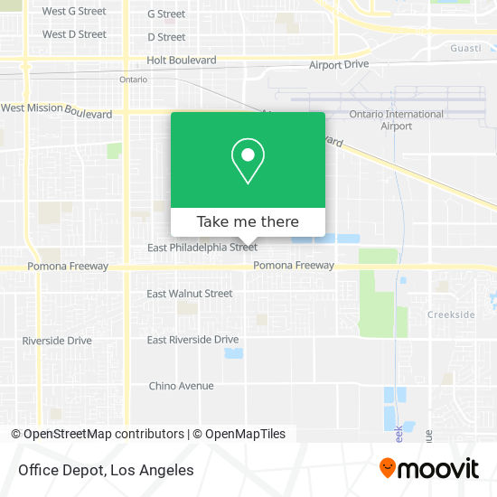 Office Depot map