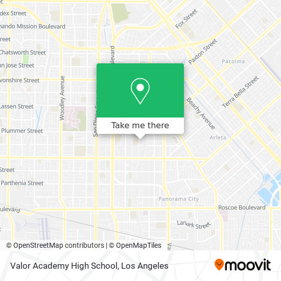 Valor Academy High School map