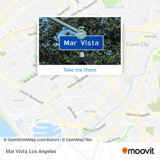 Mar Vista map