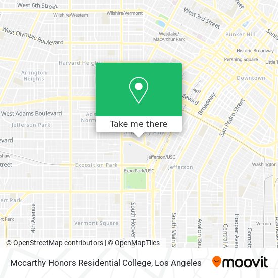 Mapa de Mccarthy Honors Residential College
