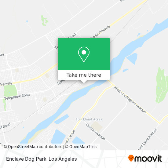 Enclave Dog Park map