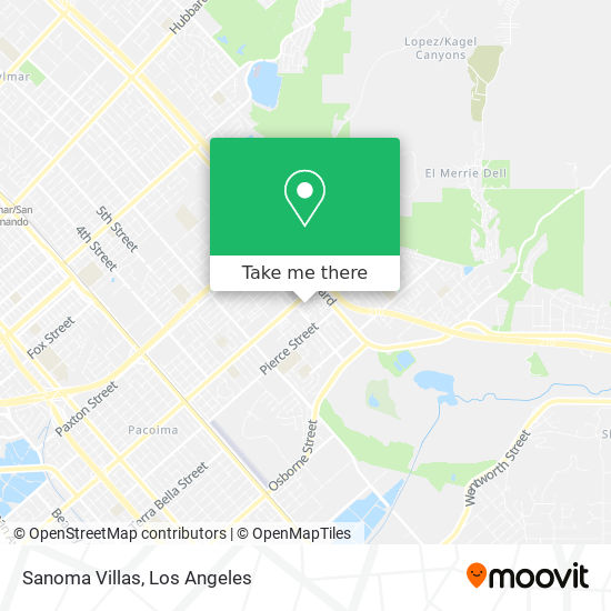 Sanoma Villas map