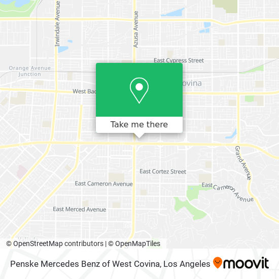 Mapa de Penske Mercedes Benz of West Covina