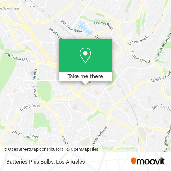 Batteries Plus Bulbs map