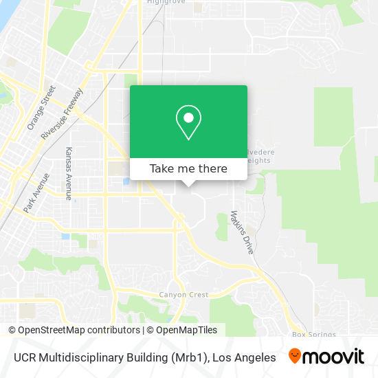 UCR Multidisciplinary Building (Mrb1) map