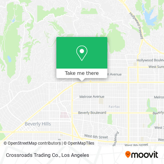 Crossroads Trading Co. map