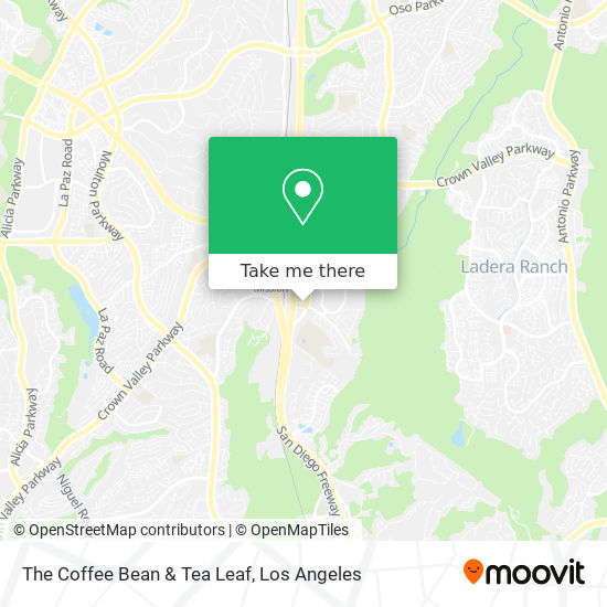 The Coffee Bean & Tea Leaf map