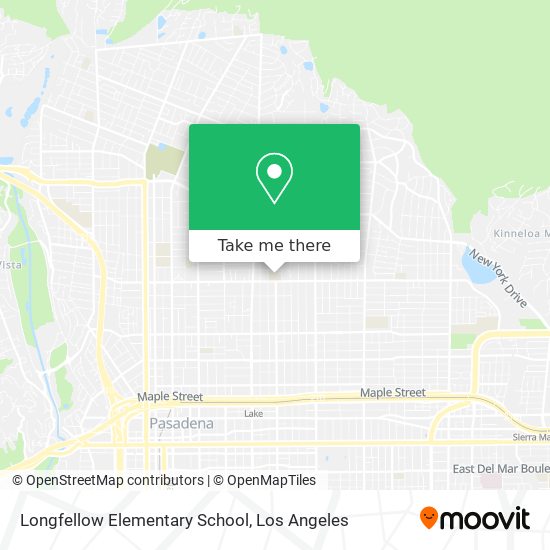 Mapa de Longfellow Elementary School