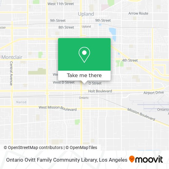 Ontario Ovitt Family Community Library map