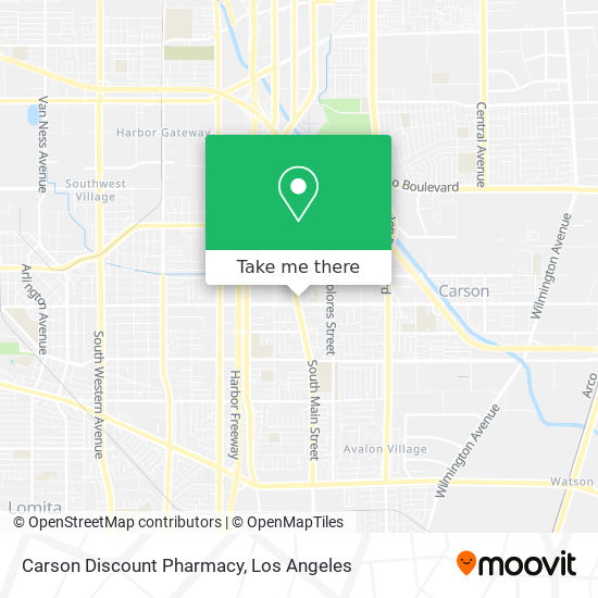 Carson Discount Pharmacy map