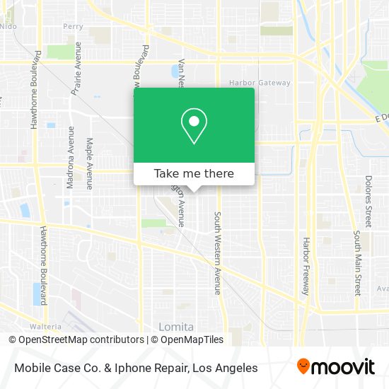 Mobile Case Co. & Iphone Repair map