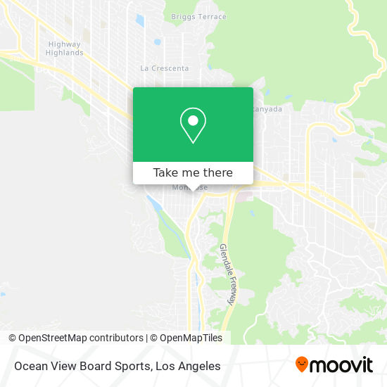 Ocean View Board Sports map