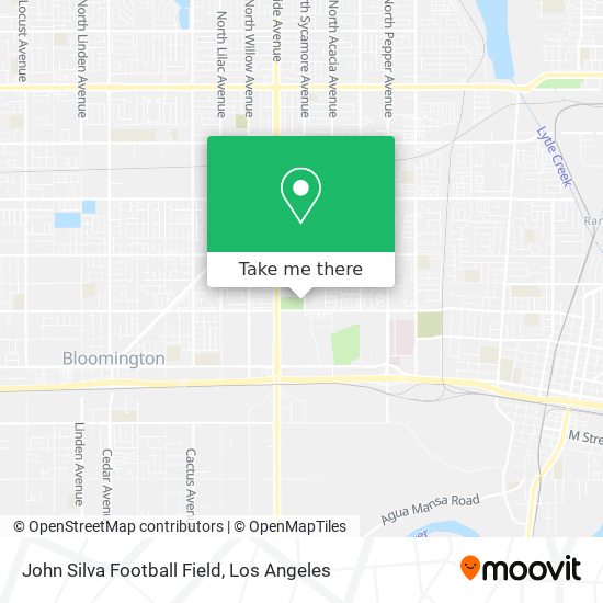 John Silva Football Field map