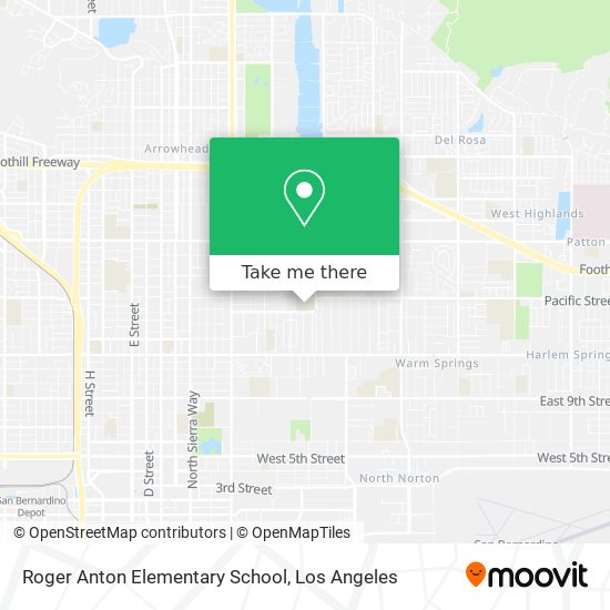 Roger Anton Elementary School map