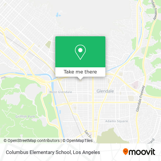 Columbus Elementary School map