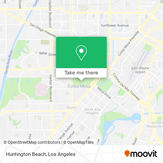 Huntington Beach map