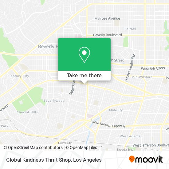 Mapa de Global Kindness Thrift Shop