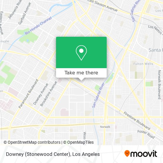 Downey (Stonewood Center) map