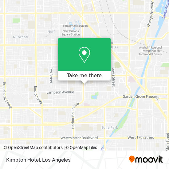 Mapa de Kimpton Hotel