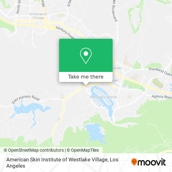 American Skin Institute of Westlake Village map