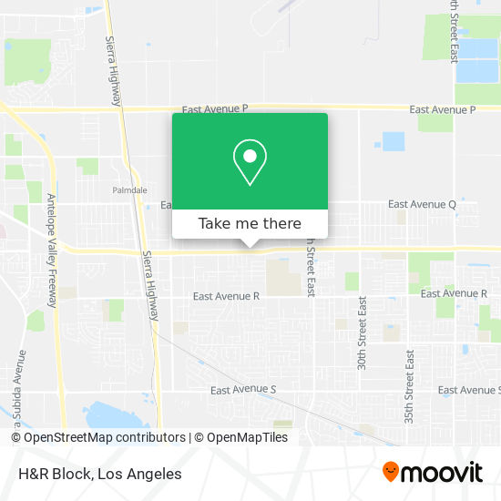 H&R Block map