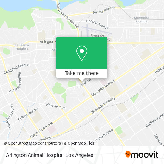 Mapa de Arlington Animal Hospital