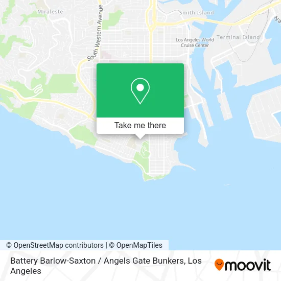 Mapa de Battery Barlow-Saxton / Angels Gate Bunkers