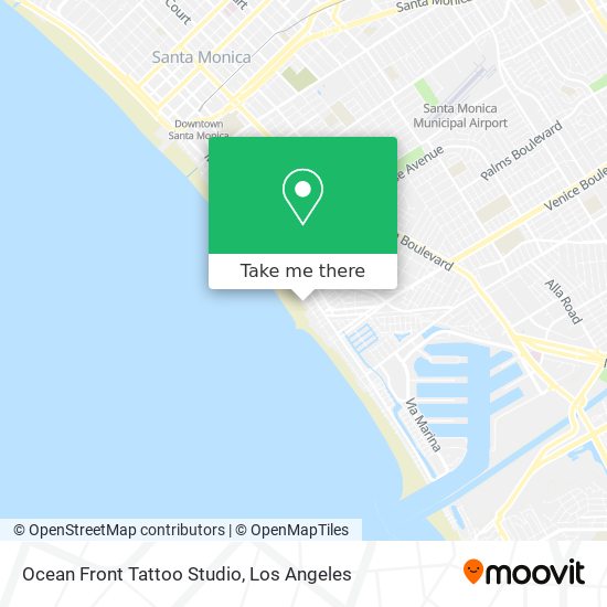 Ocean Front Tattoo Studio map