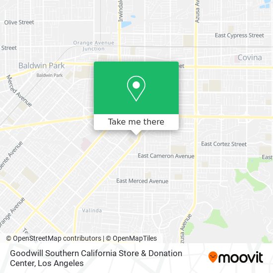 Goodwill Southern California Store & Donation Center map