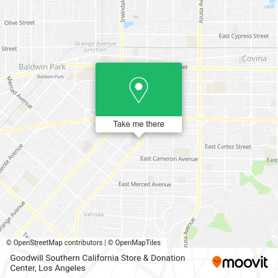 Goodwill Southern California Store & Donation Center map