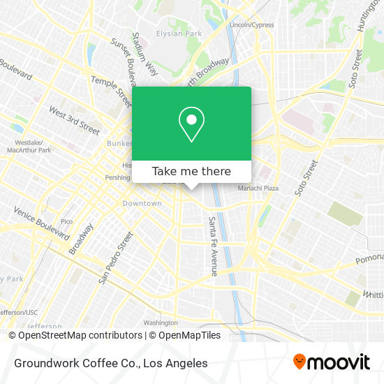 Mapa de Groundwork Coffee Co.