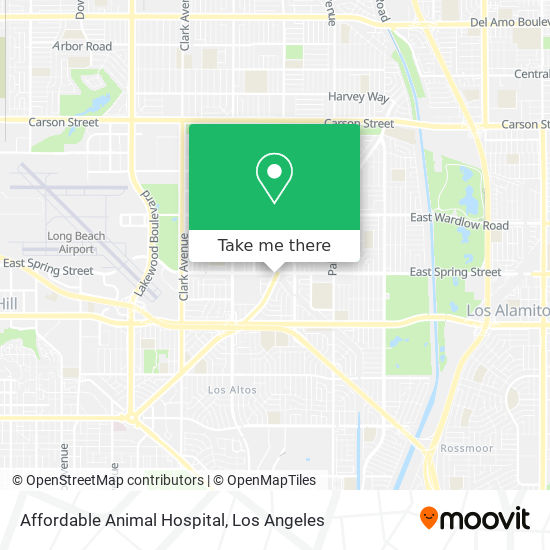 Affordable Animal Hospital map