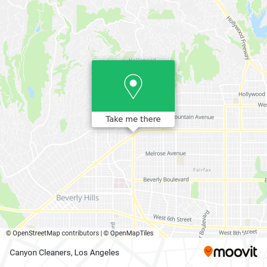 Canyon Cleaners map