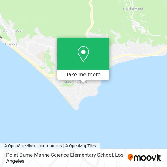 Point Dume Marine Science Elementary School map