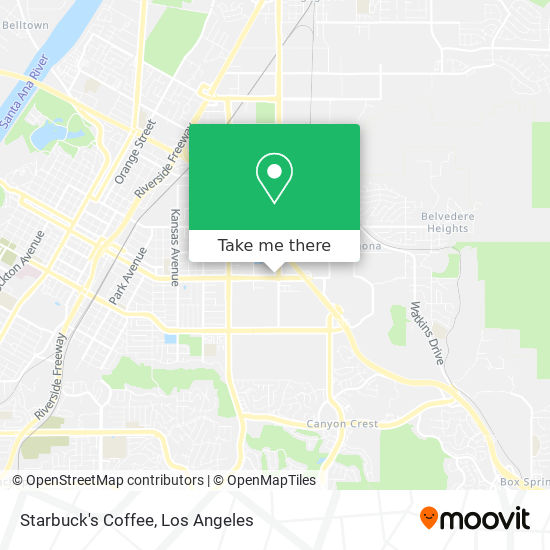 Starbuck's Coffee map