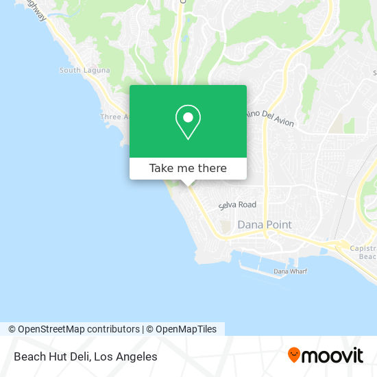 Beach Hut Deli map