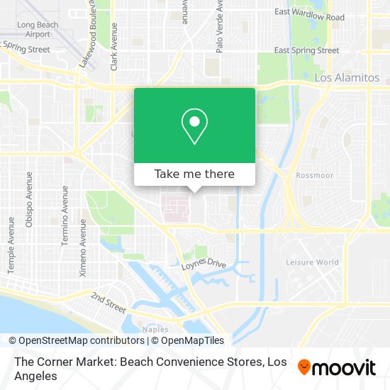 Mapa de The Corner Market: Beach Convenience Stores