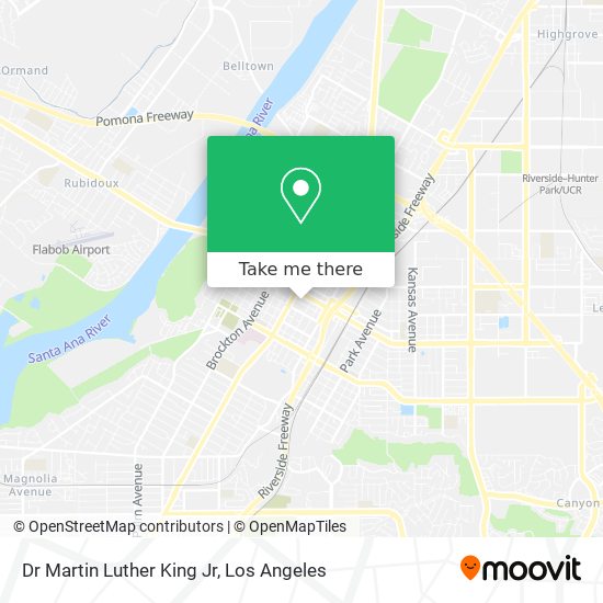 Dr Martin Luther King Jr map
