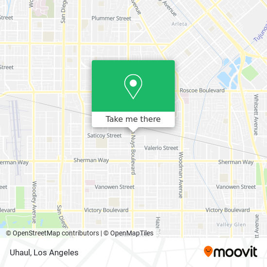 Uhaul map