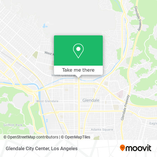 Mapa de Glendale City Center