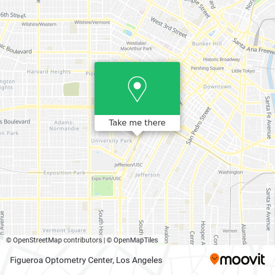 Mapa de Figueroa Optometry Center