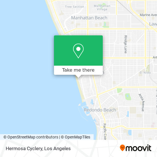 Hermosa Cyclery map