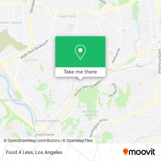 Food 4 Less map