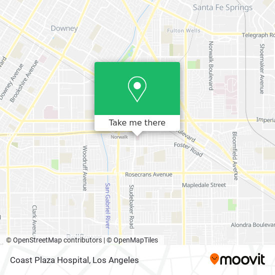 Coast Plaza Hospital map